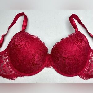 Kathy Ireland RED Light Push-up Underwire, 38DD *P1077